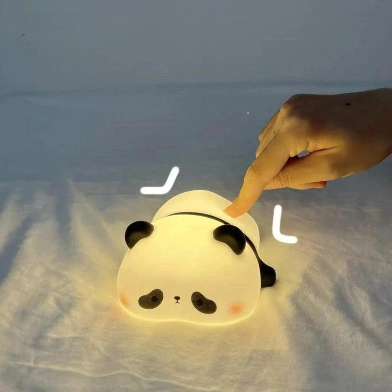 LUMINÁRIA PANDA DE SILICONE - controle pelo toque