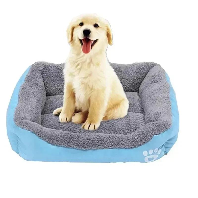 Cama grande para cães e gatos, quente e confortável