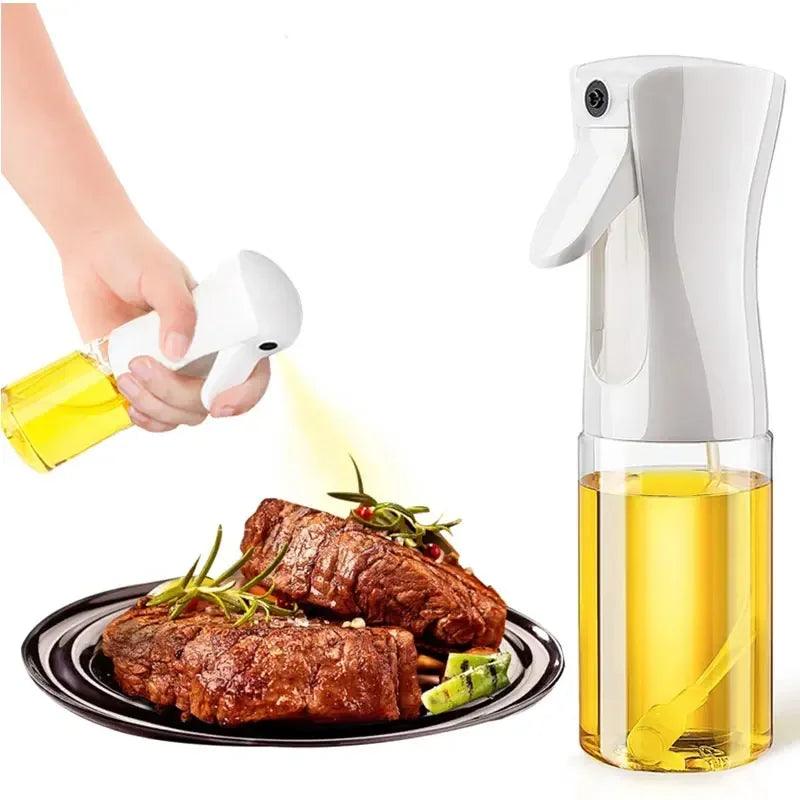 Pulverizador de óleo para óleo de cozinha, frasco de spray de óleo para churrasco, pulverizador de azeite de oliva, spray de óleo para assar, frasco de vinagre, dispensador de óleo para fritadeira a ar